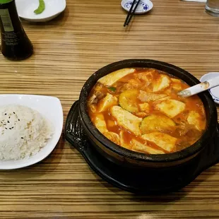 Beef soondubu jigae - do NOT get this!