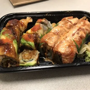 Green Monster &amp; Mission Sushi