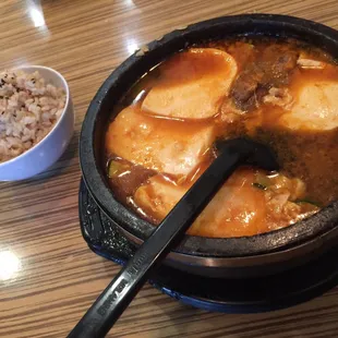 Soft tofu soup - it was pretty decent