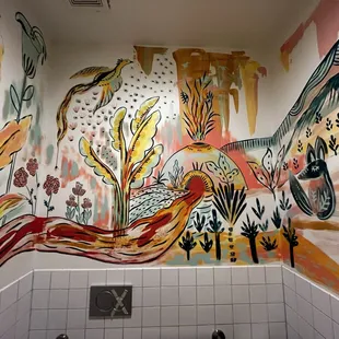 Bathroom artwork