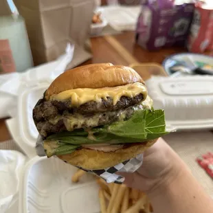 Double Wagyu cheeseburger