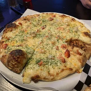 Lobster pizza.