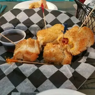 Bacon cheese roll up...meh.