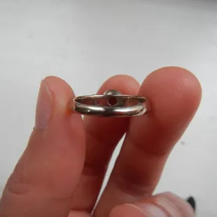 Outer side of where the crack used to be. Can't even tell it was ever resized or had cracked!