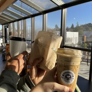 Dirty Chai, two burritos, &amp; the bees knees!