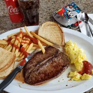 Steak &amp; eggs