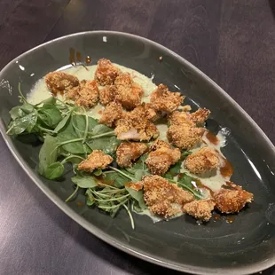 Crispy Lions Mane Mushrooms