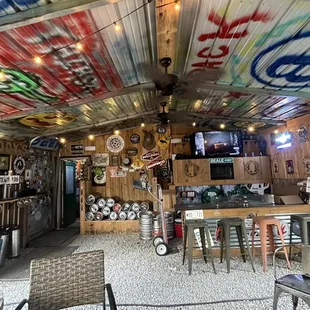 the inside of the house