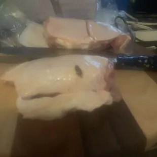 Dead cockroach on my chicken thighs