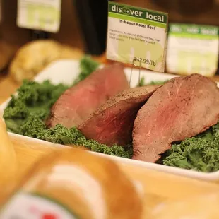 Sliced meats available in the deli.