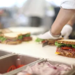 Order your sandwich off the menu or tell us how you like it,