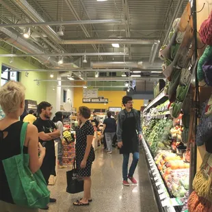 Lots of fresh produce.