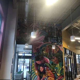 Inside mural