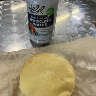 Gluten free egg and cheese sandwich