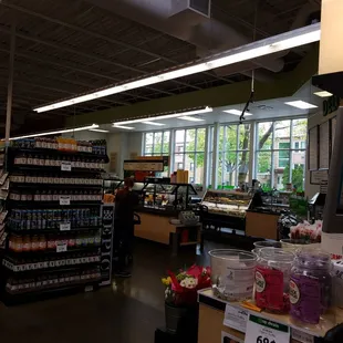 customers in a grocery store