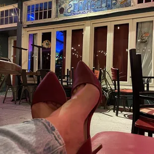 Chill outside and listen to the music