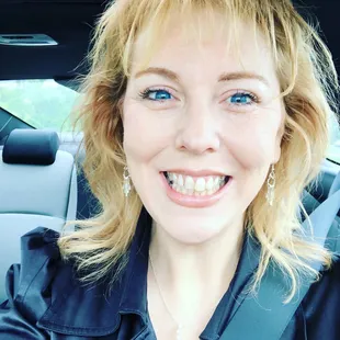 Me! Driving to Miss Pub!