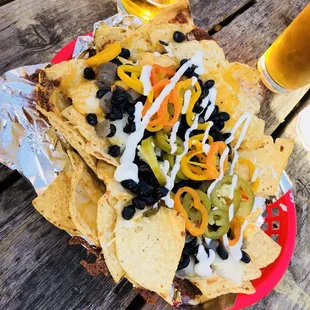 Nachos were very good. Tons of stuff on there and tasty