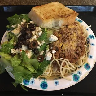 Special: Greek Spaghetti - $9.