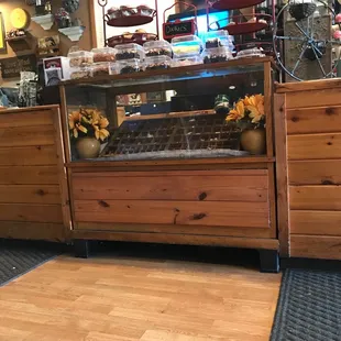 Dessert at the front counter