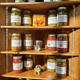 Locally made Jams, Jellies and Pickled products