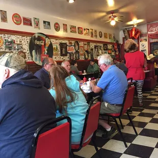 diners sitting at tables