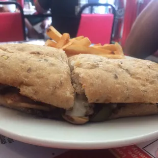 Philly steak panini