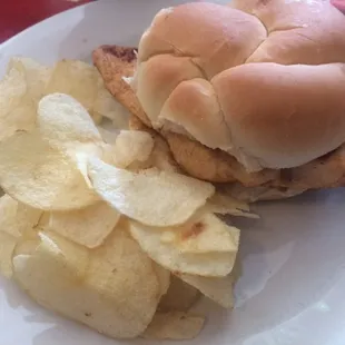 Grilled chicken sandwich