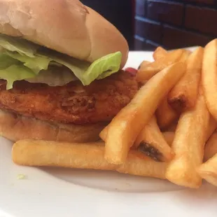 Fried chicken sandwich