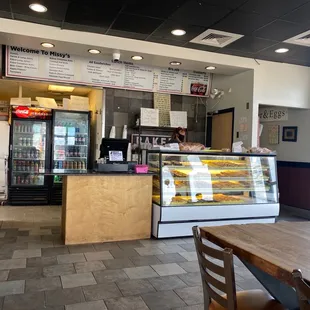 the inside of the restaurant