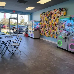 the inside of a toy store