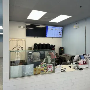 Counter inside