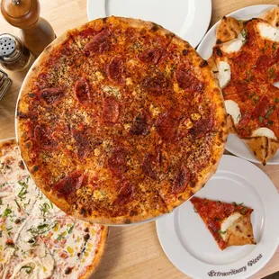 pizza, food