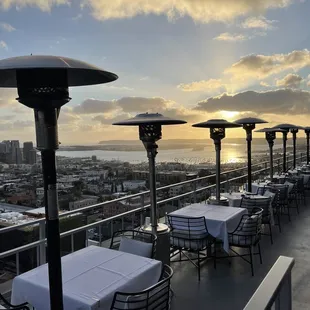 View of the harbor from patio