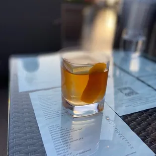 Burnt Orange Old Fashioned