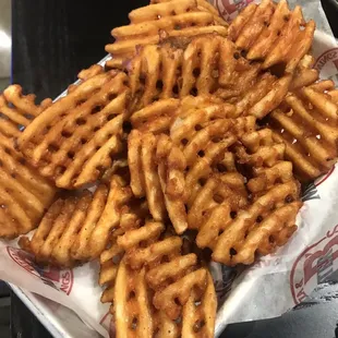 Waffle fries side