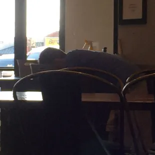 They was too busy they could catch a lil shut eye :-)