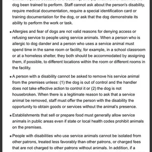 Ada.gov service animal requirements