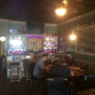 a man sitting at a table