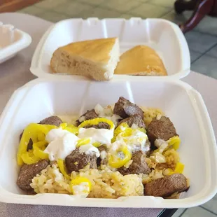 steak, food