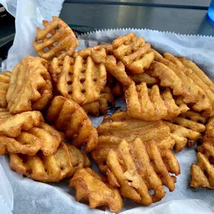 Seasoned Waffle Fries