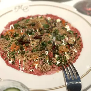 Beef carpaccio. The BEST we've ever had.