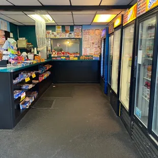 the inside of a grocery store