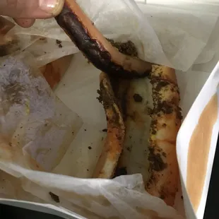 Burnt hot dogs. This is what you get from young workers who are carefree