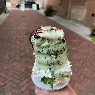 dessert, food