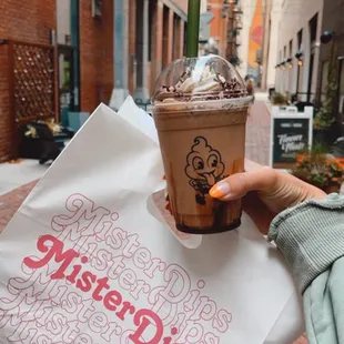 Exterior and chocolate shake!