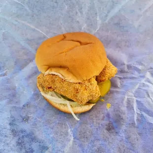 Small Mister Fish Sandwich. Excellent.