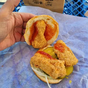 Small Mister Fish Sandwich.