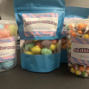 A few of our freeze dried products package and ready to enjoy!