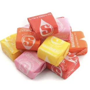 Starburst before they are freeze dried.
